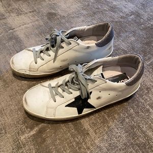 Golden Goose superstar leather runners